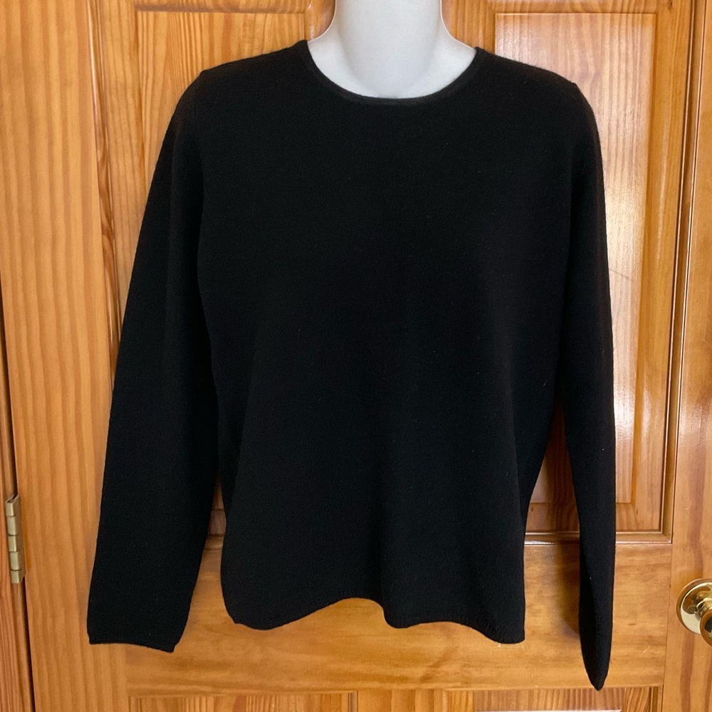 Valerie Stevens Black Cashmere Sweater